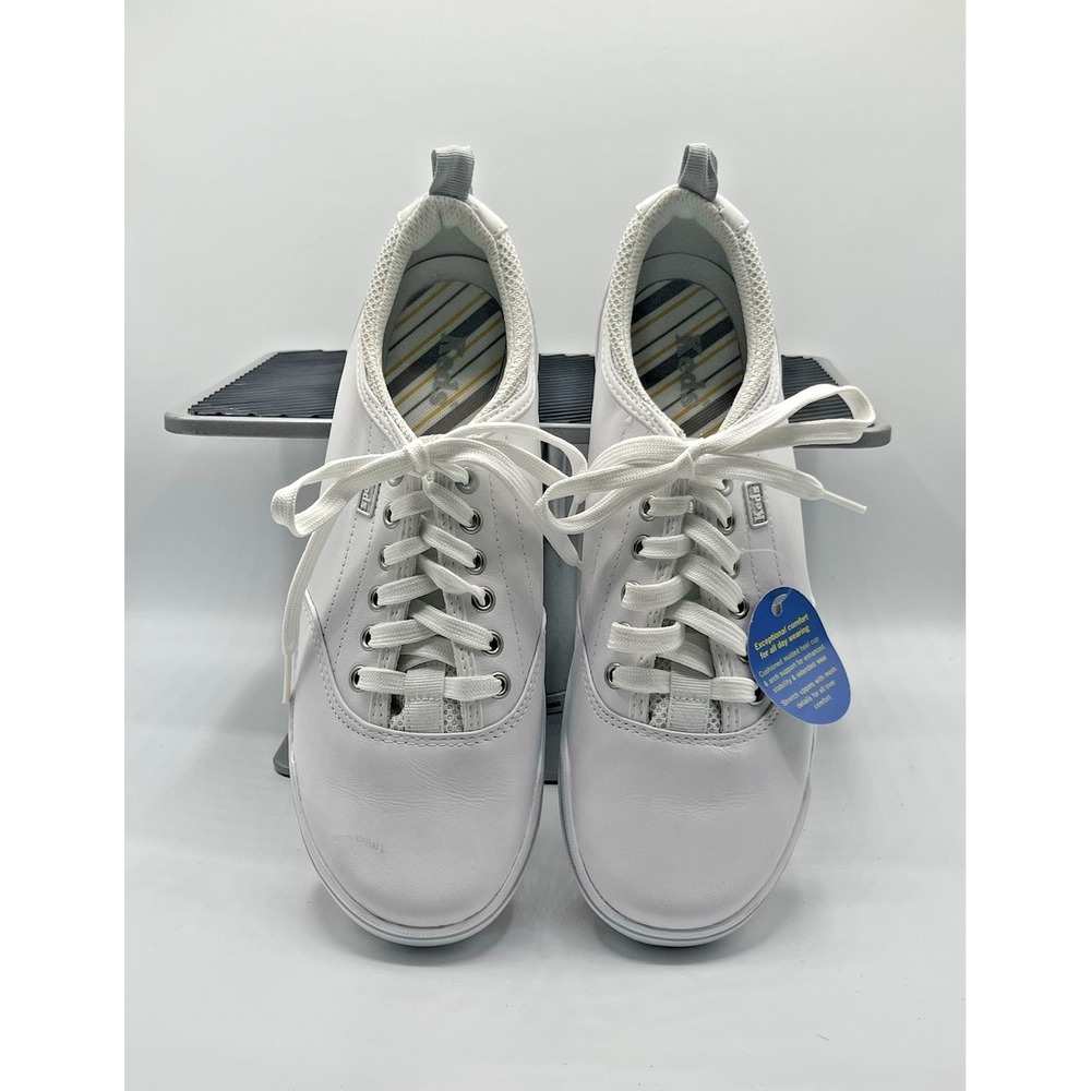 Keds White Leather Classic Original Sneaker Shoes Womens‎ 8